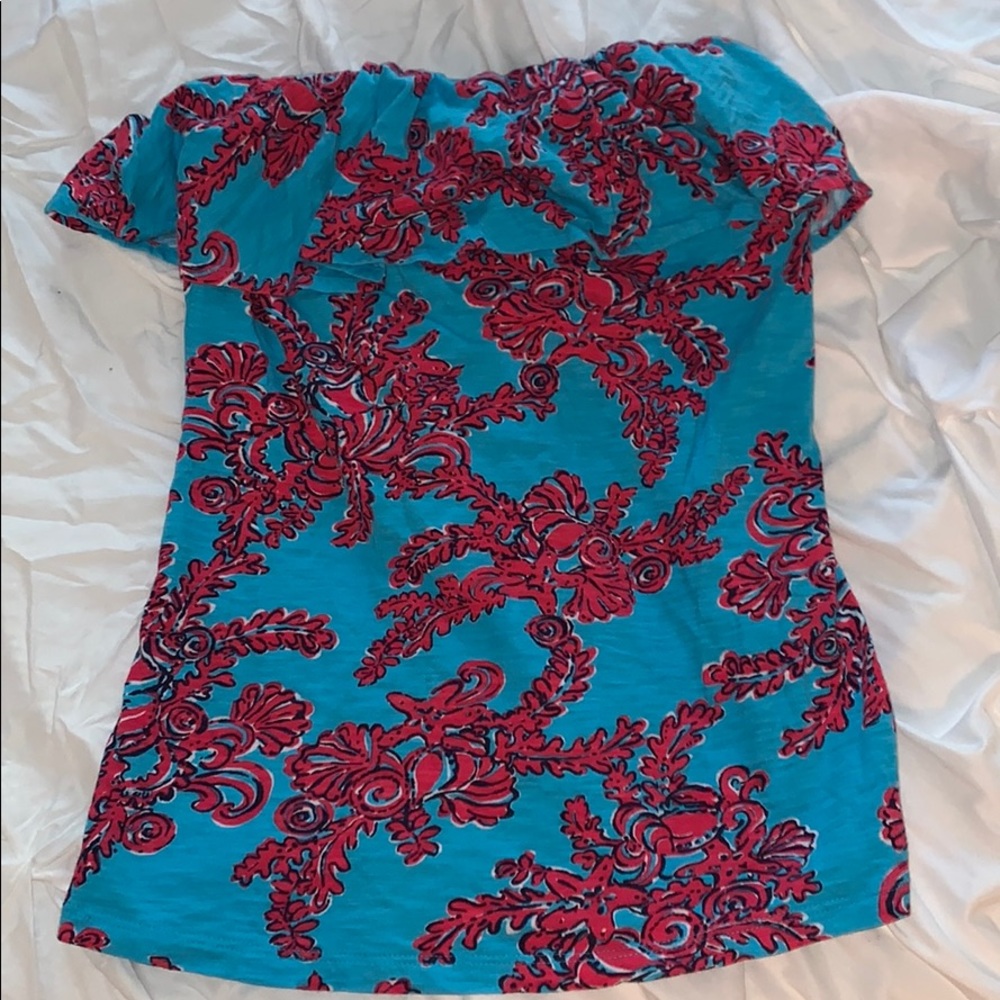 Lily Pulitzer Wiley Tube Top in Rhode Island Reef